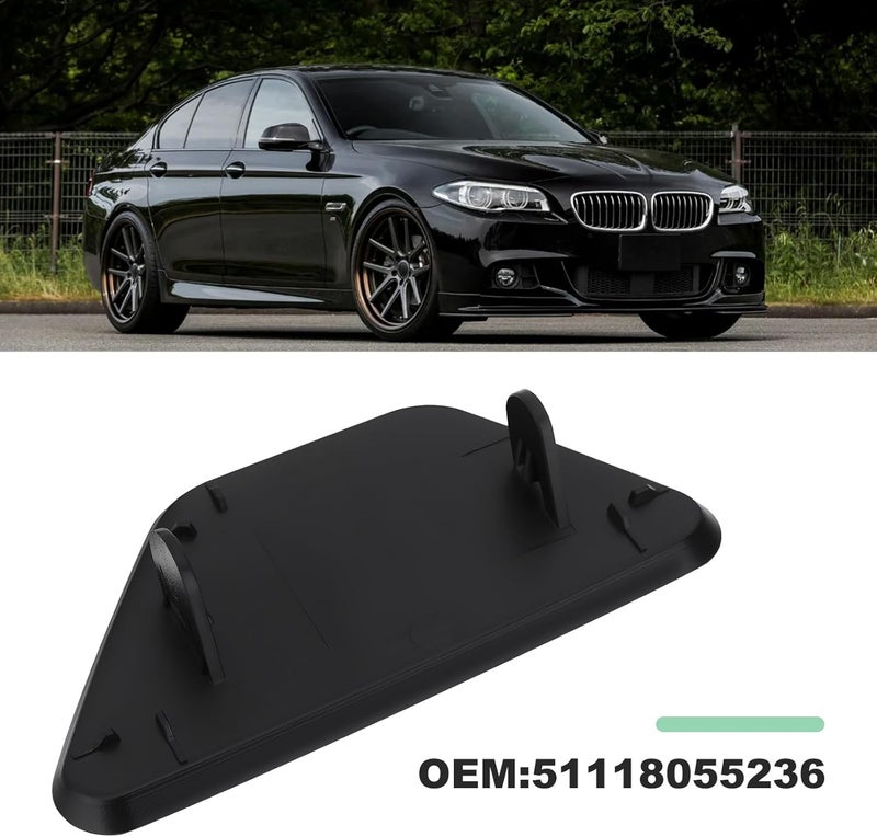 SING F LTD غطاء غسالة مصباح السيارة 51118055236 متوافق مع بي إم دبليو 5 سيريز M5 F10 2011-2016 يمين - Image 2